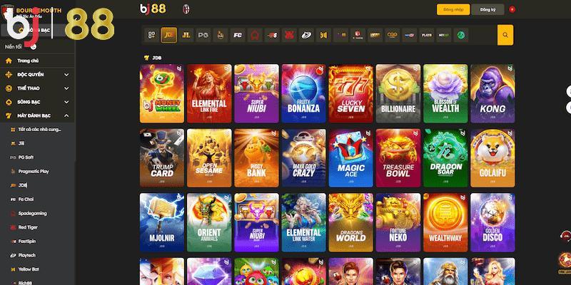 Trò chơi đa dạng, cuốn hút