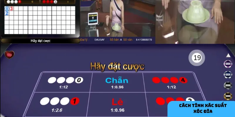 Cách tính xác suất xóc đĩa