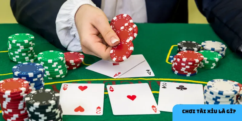  Tài xỉu là trò chơi dựa vào tổng điểm xí ngầu.
