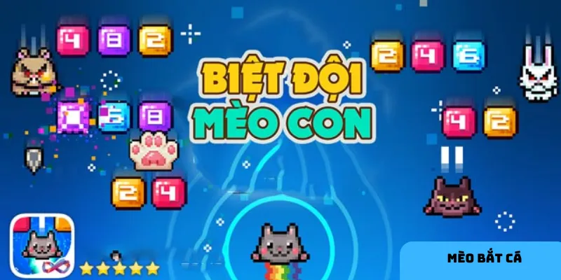 Mèo bắt cá nổi bật với đồ họa đẹp mắt và phần thưởng hấp dẫn.