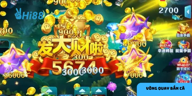 Vòng quay bắn cá là sự kết hợp giữa may mắn và giải trí.