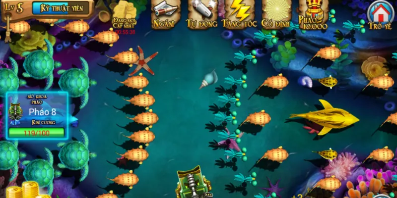 Các loại cá trong trò chơi bắn cá hải tặc