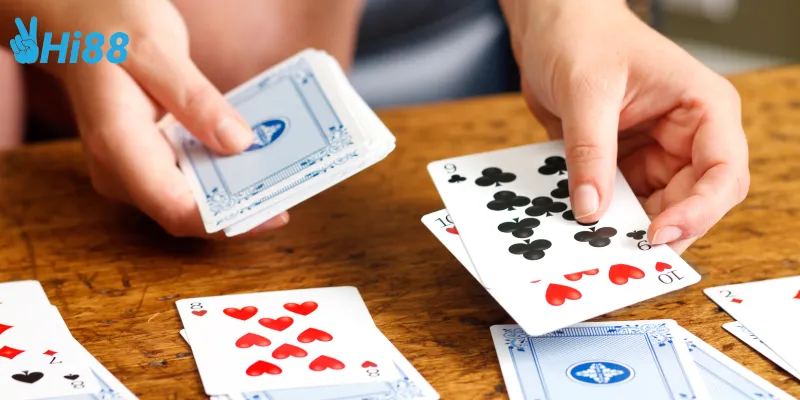 Cách chơi bài war card game