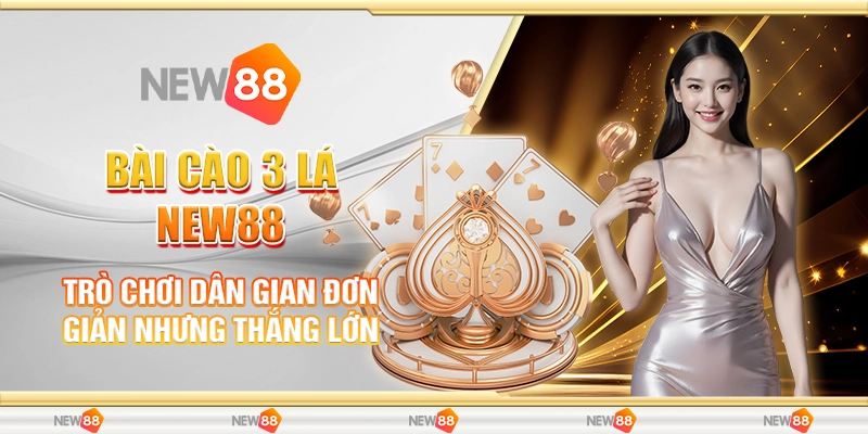 Bài Cào 3 Lá New88 -Trò Chơi Dân Gian Đơn Giản Nhưng Thắng Lớn